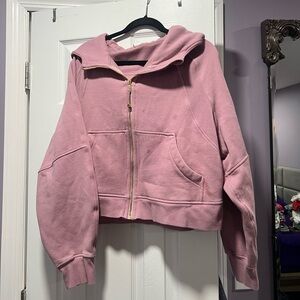 Lululemon Athletica Dusty Rose Scuba Zip up